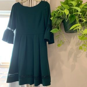 Emerald Green Eliza J Fit n Flare Dress